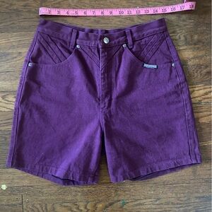 Purple Jean Shorts for Women
